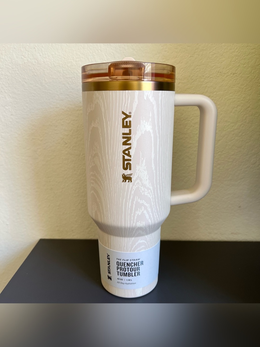 🖤New🖤 STANLEY Quencher ProTour Flip Straw 40oz Birch Woodgrain
